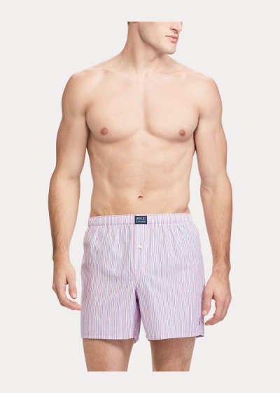 Polo Ralph Lauren Striped Woven Boxershorts Herre Danmark (FDPAH2845)